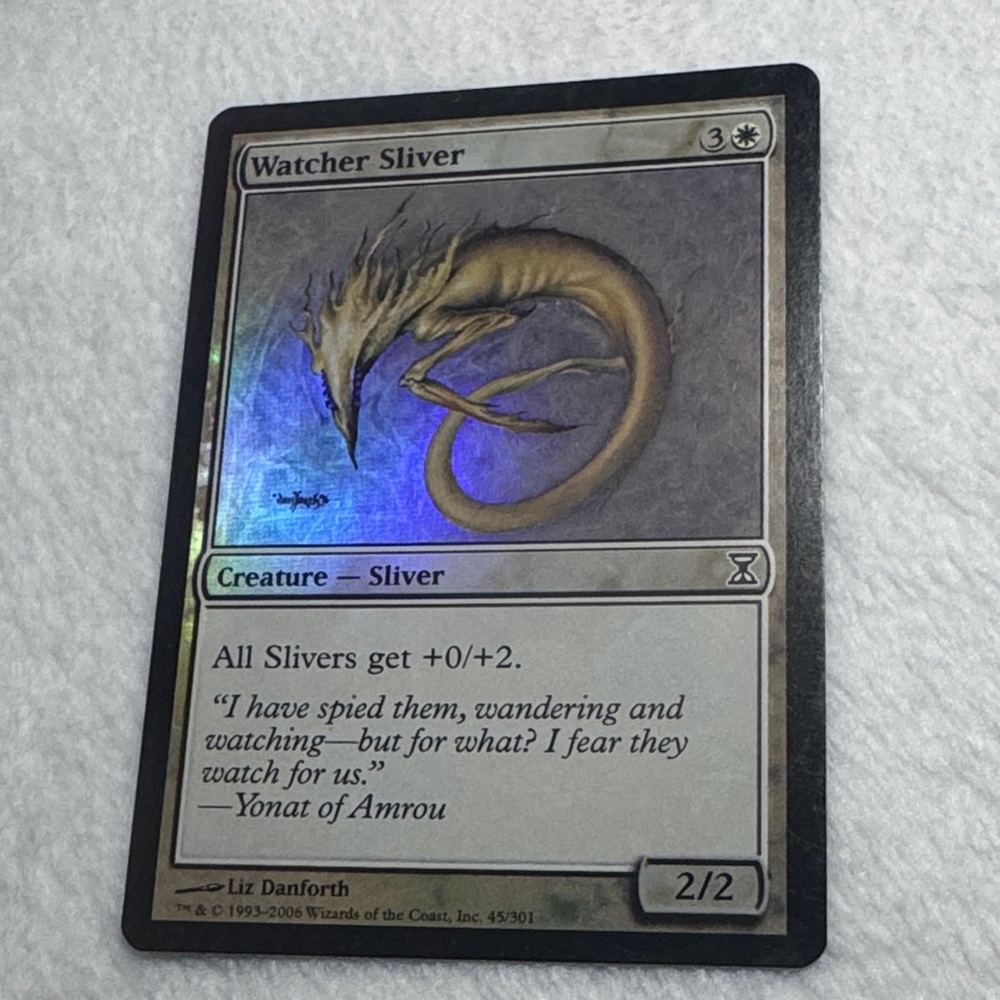 MTG Magic the Gathering Watcher Sliver FOIL